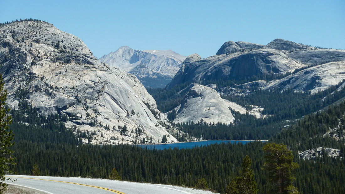 The view from scenic Tioga Road in Yosemite.