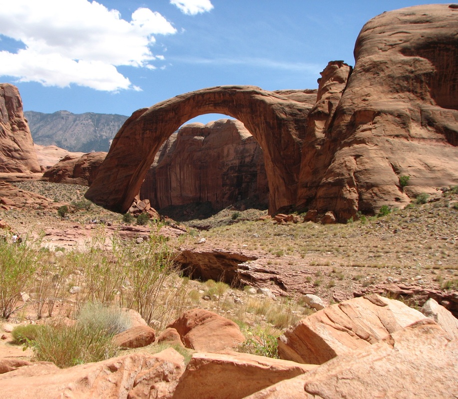 Rainbow Bridge is a must-see if you are boating on Lake Powell.
